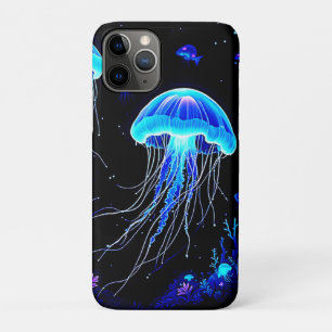 生物発光クラゲ夢 iPhone 11 PROケース