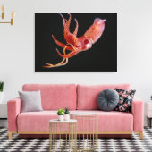 生物発光コックアイイカ(Histotiuththis hete) キャンバスプリント (インサイチュ (リビング))