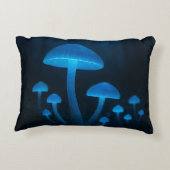 生物発光性キノコ林 アクセントクッション (裏面)