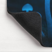 生物発光性キノコ林 マウスパッド (コーナー)