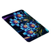 生物発光花ナイトガーデンイラストレーション マグネット (右側)