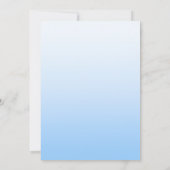 生物発光花ナイトガーデンイラストレーション 招待状 (裏面)