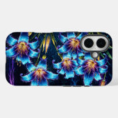 生物発光花ナイトガーデンイラストレーション Case-Mate iPhoneケース (裏面 (横))