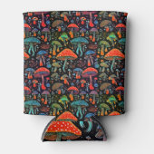 生物発光魔法キノコ 缶クーラー (正面)