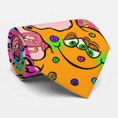 生物的アレルギーの発生の落書きの漫画 ネクタイ (ロール)