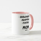 生物的、養子関係の、養育関係の…お母さん マグカップ (正面右)