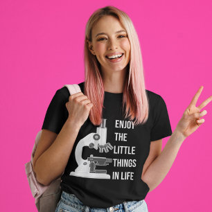 生物科おもしろい学生物顕微鏡研究室 Tシャツ