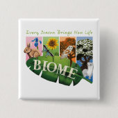 生物群系シーズンボタン 缶バッジ (正面)