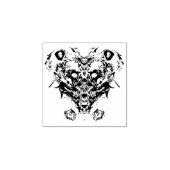 生物(顔のようなファンタジー) ラバースタンプ (インプリント)