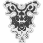 生物X v1 シール (正面)