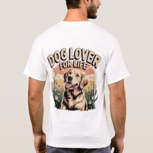 生犬好き Tシャツ (裏面)