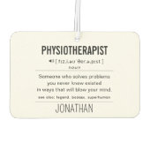 生理パーソナライズされた療法おもしろい カーエアーフレッシュナー (裏面)