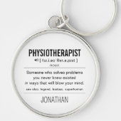 生理パーソナライズされた療法おもしろい キーホルダー (正面)