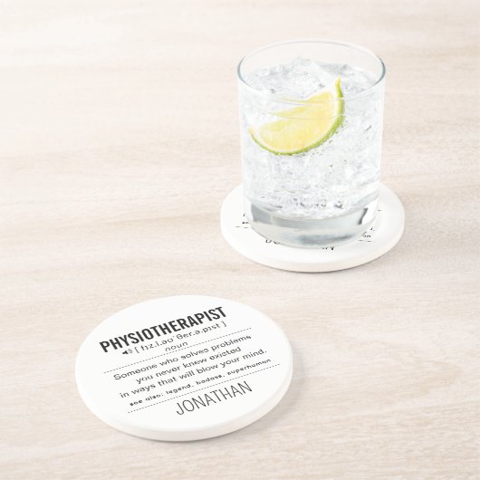 生理パーソナライズされた療法おもしろい コースター (側面)