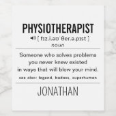 生理パーソナライズされた療法おもしろい ワインラベル (シングルラベル)