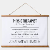 生理パーソナライズされた療法おもしろい 吊り下げ型タペストリー (正面)