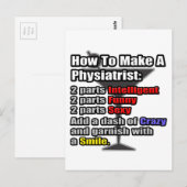 生理学者の作り方…おもしろい ポストカード (正面/裏面)