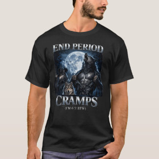 生理痛がひどい時の面白くて過激なGen Zデザイン Tシャツ