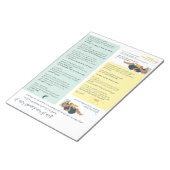 生理的気に乳児涙遠くに（アラビア語） ノートパッド (アングル)