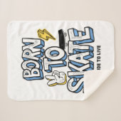 生生まれ活に乗るためにスケートをする シェルパブランケット (正面(横))