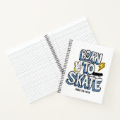 生生まれ活に乗るためにスケートをする ノートブック (内部)