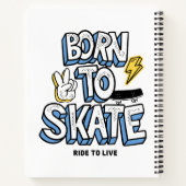 生生まれ活に乗るためにスケートをする ノートブック (裏面)