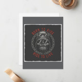 生生まれ活に乗る ノートカード (正面/裏面インサイチュ)