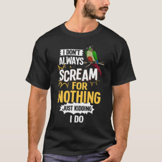 生生意気な頬の鳥 Tシャツ