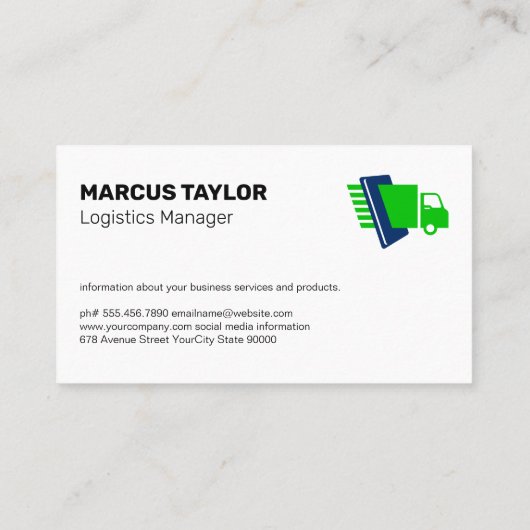 生産する | 表現配送 名刺 (裏面)