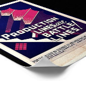 生産ラインはバトルライン！ ポスター (角)