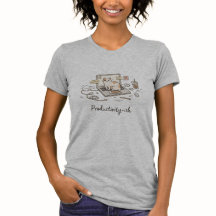 生産性っぽい在宅勤務の面白いTシャツ