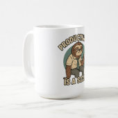 生産性は詐欺である – 怠惰な怠けおもしろい者オフィス コーヒーマグカップ (正面左)