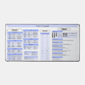 生産性マウスパッド – WordおよびExcelのショートカット デスクマット (正面)