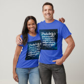 生産性引用文Paul Meyer Tシャツ (ユニセックス)