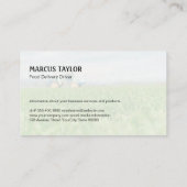 生産物のかご | 農作物 名刺 (裏面)