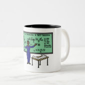 生産管理技術の女性の規則のコーヒーカップ ツートーンマグカップ (正面右)