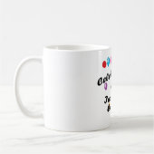 生産管理技術を祝って下さい コーヒーマグカップ (左)