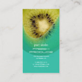 生産者向けフレッシュ·キウオーガニックィ 名刺 (裏面)