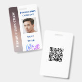生産ID バッジ (正面&裏面)