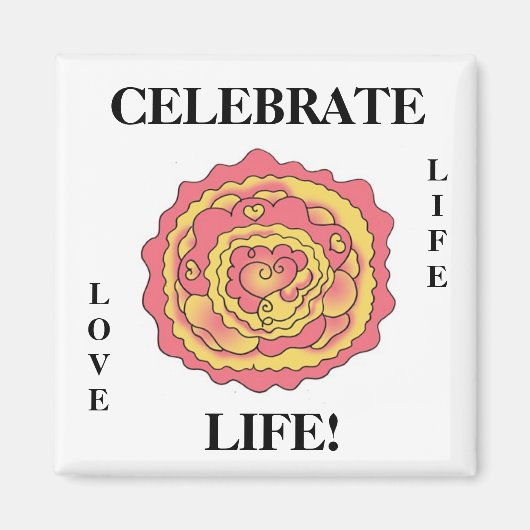 生祝活！マグネット（エイプリル・マッカラム） マグネット (正面)