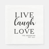 生笑い愛名創設記念日 スタンダードランチョンナプキン (正面)