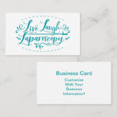 生笑い腹腔鏡検査名刺 名刺 (正面/裏面)