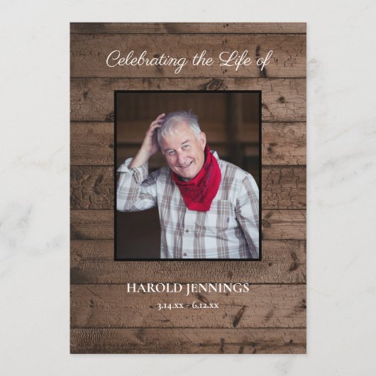 生素朴命の順序の写真お祝い プログラム (正面)