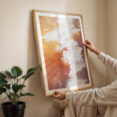 生素朴抽象芸術絵を描の秋ウォールアート ポスター