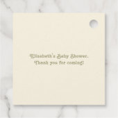 生素朴産農家市場赤ちゃんシャワー フェイバータグ (裏面)