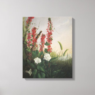 生絵を描花写真 キャンバスプリント