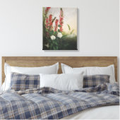 生絵を描花写真 キャンバスプリント (インサイチュ (寝室))