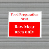 生肉の準備 シール