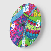 生育期の時計 ラージ壁時計 (傾斜)