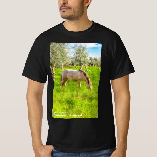 生育種の純血種の妊娠実在馬 Tシャツ (正面)